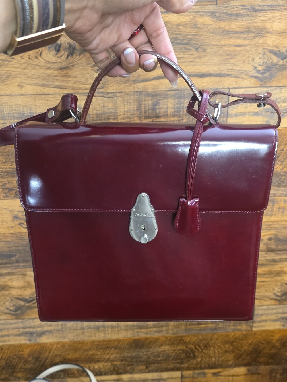 Calvin Klein Small Briefcase Satchel - Picture 1 of 3
